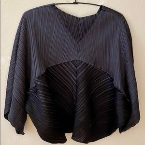 Issey Miyake pleats please black top. Brand new 100% authentic with tags